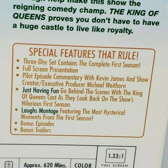 The King of Queens 1998 Comedy Sitcom Season 1 DVD No Scratches - Picture 5 of 12